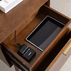 Doris 2 - Table d'appoint mi-siècle avec tiroir et prises intégrées | HULALA HOME
