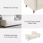RealRooms futon Amara à ressorts