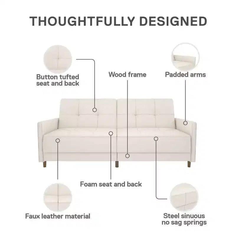 RealRooms futon Amara à ressorts