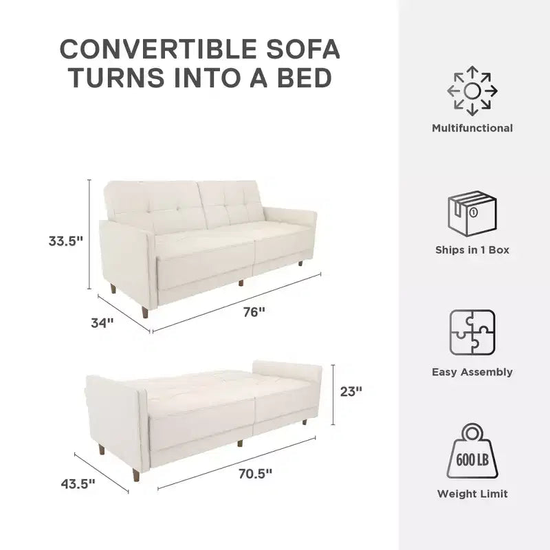RealRooms futon Amara à ressorts