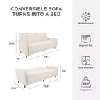 RealRooms futon Amara à ressorts