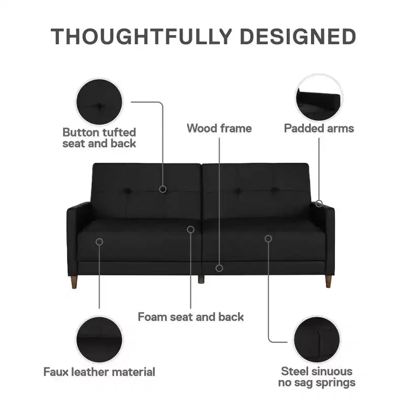 RealRooms futon Amara à ressorts