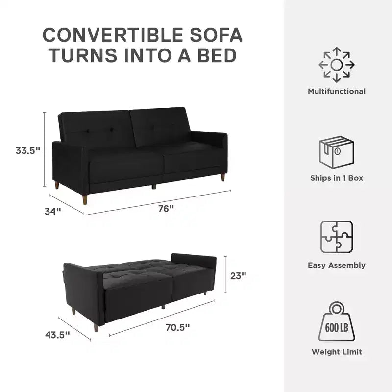 RealRooms futon Amara à ressorts