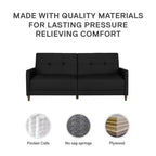 RealRooms futon Amara à ressorts