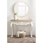Console en bois rectangulaire Kate and Laurel Antonella, 38x13x30, Marron rustique