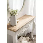 Console en bois rectangulaire Kate and Laurel Antonella, 38x13x30, Marron rustique