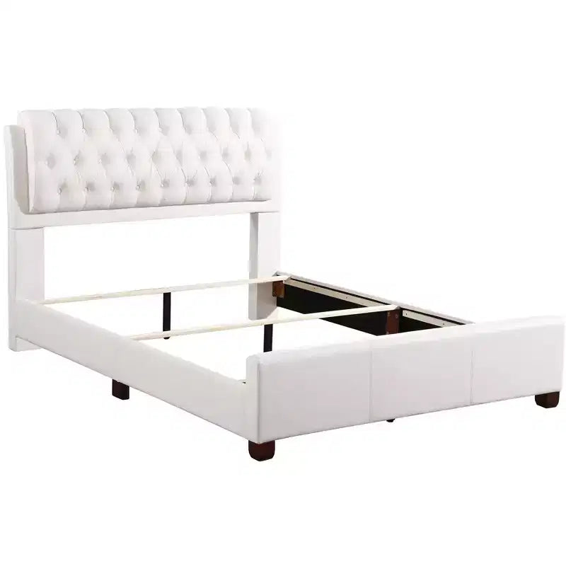 Passion Furniture Lits Marilla à panneaux pleins