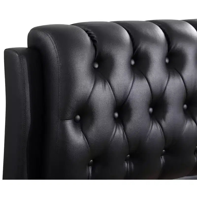 Passion Furniture Lits Marilla à panneaux pleins