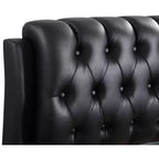 Passion Furniture Lits Marilla à panneaux pleins