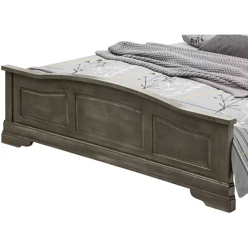 Lit en panneau capitonné Louis Philippe Passion Furniture