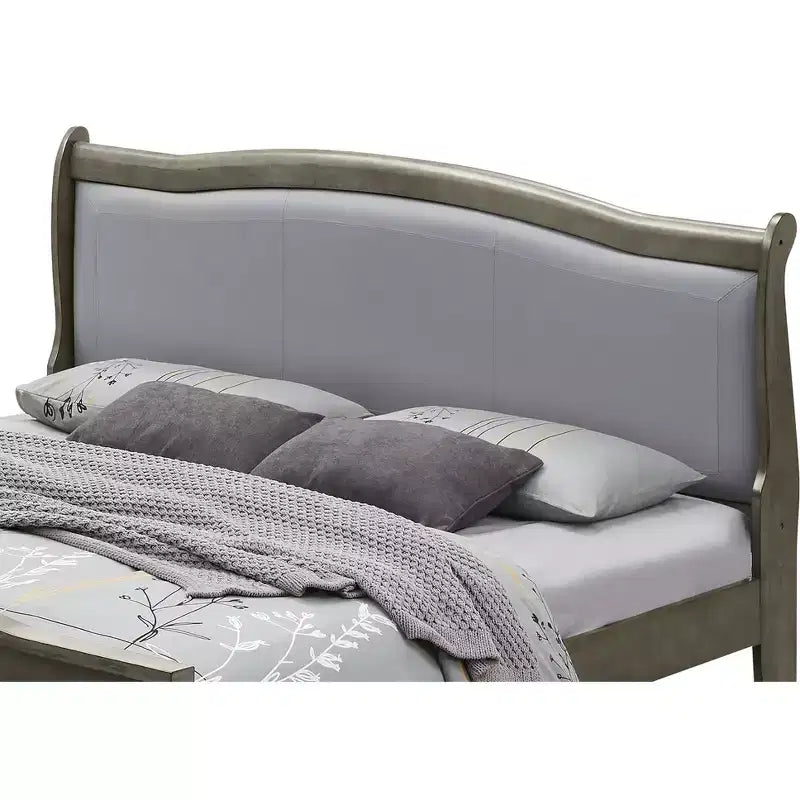 Lit en panneau capitonné Louis Philippe Passion Furniture