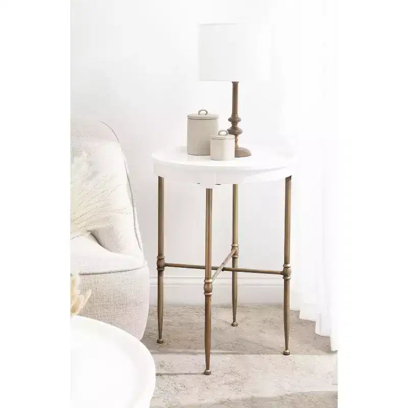 Table d'appoint ronde Valdi de Kate and Laurel