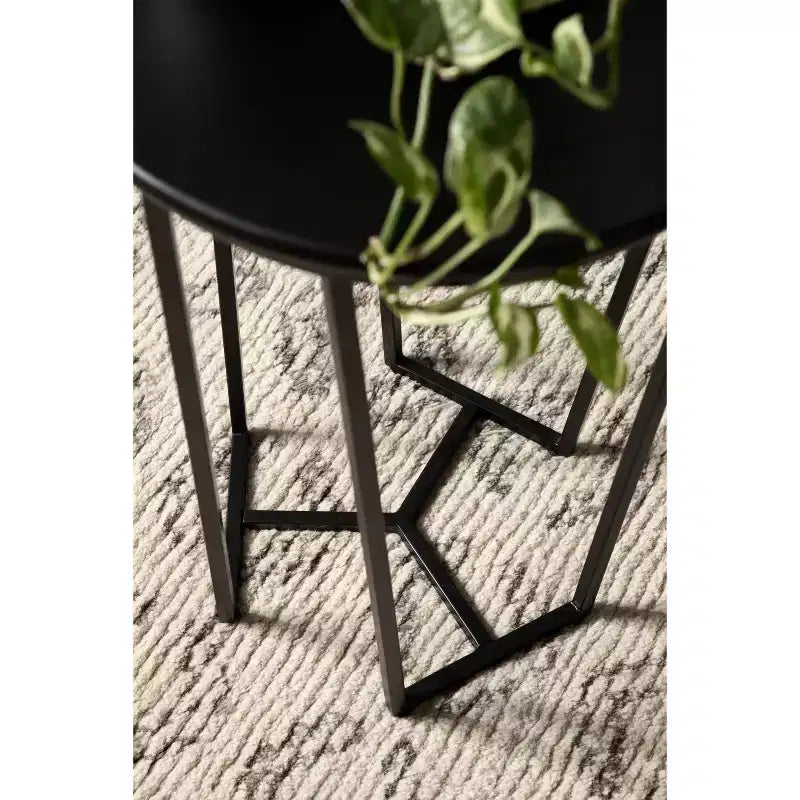 Table d'appoint ronde Solvay par Kate et Laurel
