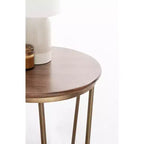 Table d'appoint ronde Solvay par Kate et Laurel