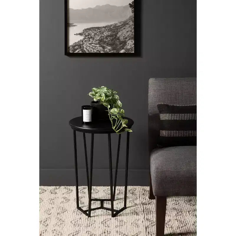 Table d'appoint ronde Solvay par Kate et Laurel