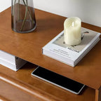 Table de Chevet Margery Mid-century Modern 2 Tiroirs avec Prises Intégrées, Gestion des Câbles et Étagère Ouverte, Ensemble de 2 | HULALA HOME