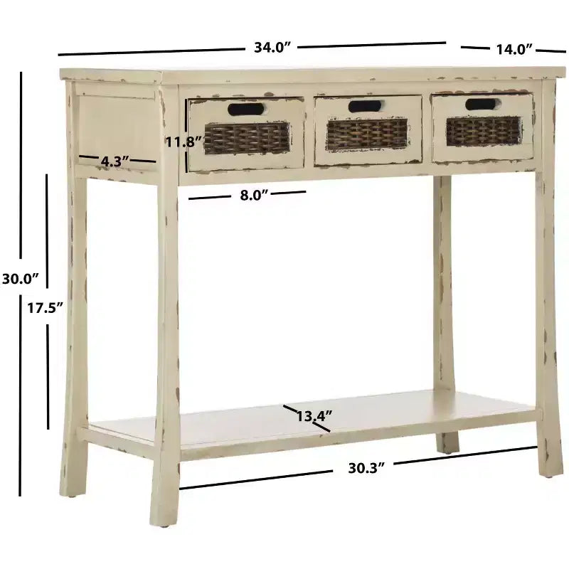 Console Autumn 3 tiroirs - AMH6510 -Safavieh Couture