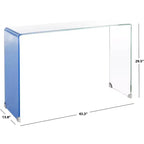 Console en verre dégradé Crysta - CNS7300 -Safavieh