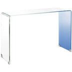 Console en verre dégradé Crysta - CNS7300 -Safavieh