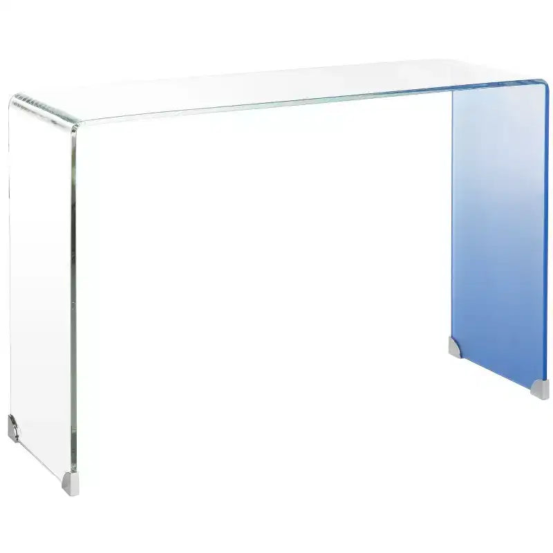 Console en verre dégradé Crysta - CNS7300 -Safavieh