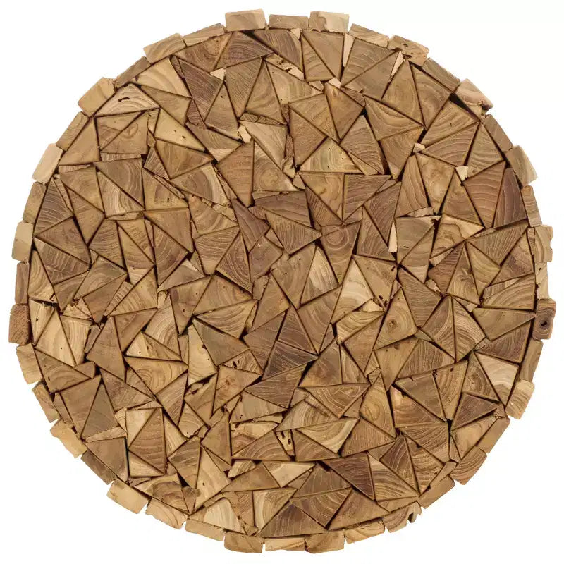 Table d'appoint ronde Richmond - FOX1002A - Chêne moyen - Safavieh Couture