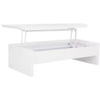 Kinsley Lift - Table Basse Relevable - FOX2234A - Blanc - Safavieh Couture