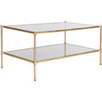 Table Basse Aslan - Or/Verre - Safavieh