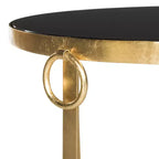 Table d'appoint Elisha - FOX2599 - Or/Noir - Safavieh Couture