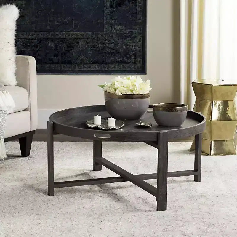Table Basse Cursten - Gris Foncé - Safavieh