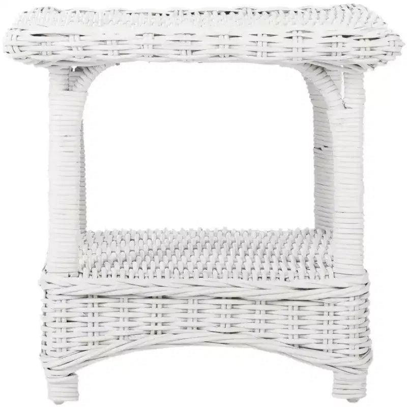 Bowen Side Table - FOX6531 - White - Safavieh Couture