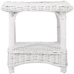 Bowen Side Table - FOX6531 - White - Safavieh Couture