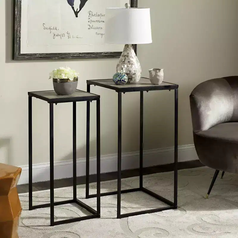 Table d'appoint Callia - FOX4268 - Marron clair - Safavieh Couture