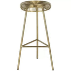 Tabouret de comptoir contemporain tissé Addison Wire - FOX4517 - Doré - Safavieh Couture