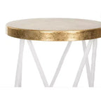 Tabouret Hester - FOX3253B - Blanc/Or - Safavieh Couture