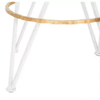 Tabouret Hester - FOX3253B - Blanc/Or - Safavieh Couture