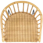 Chaise de salle à manger en rotin Siena - DCH6501 - Naturel non fini/Noir - Safavieh