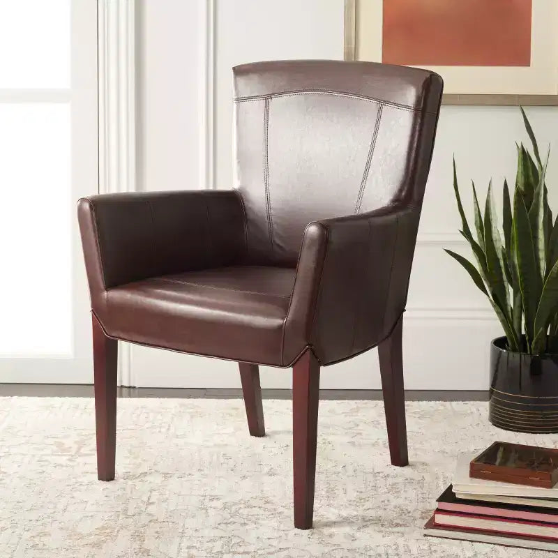 Fauteuil Ken - HUD8201A - Marron - Safavieh