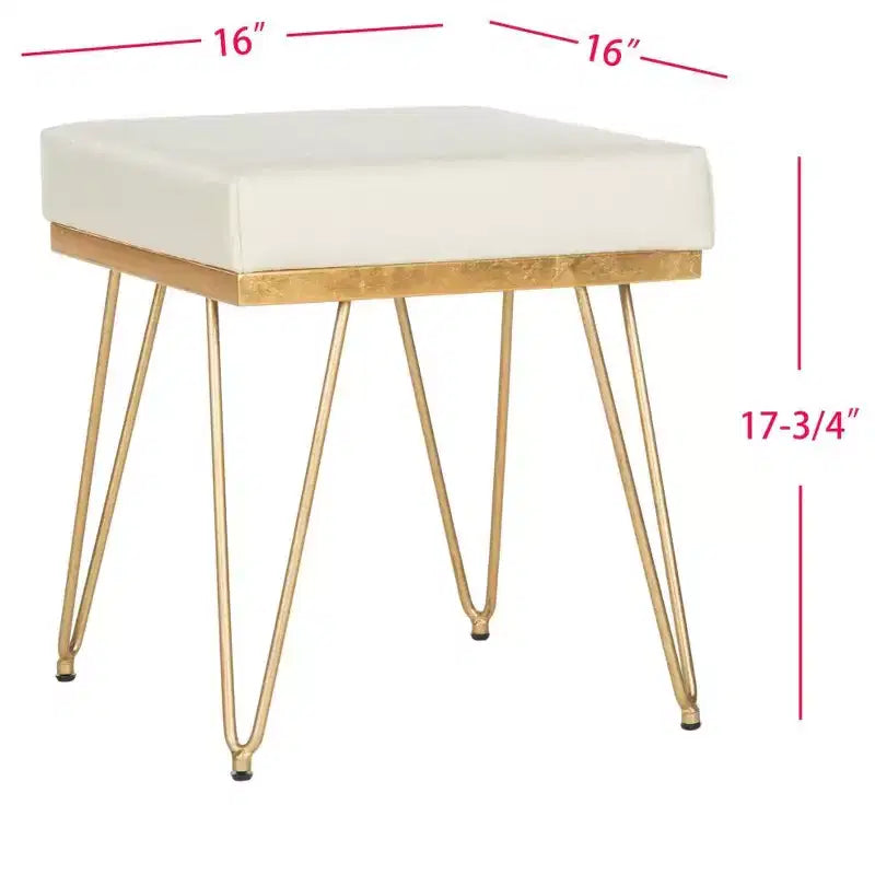 Banc Jenine Square - FOX6248 - Safavieh Couture