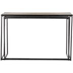 Garin Console (Set of 2) - FOX4267A - Brown - Safavieh Couture