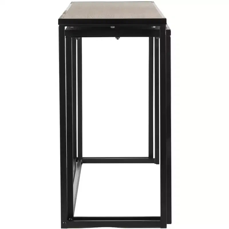 Console Garin (lot de 2) - FOX4267A - Marron - Safavieh Couture