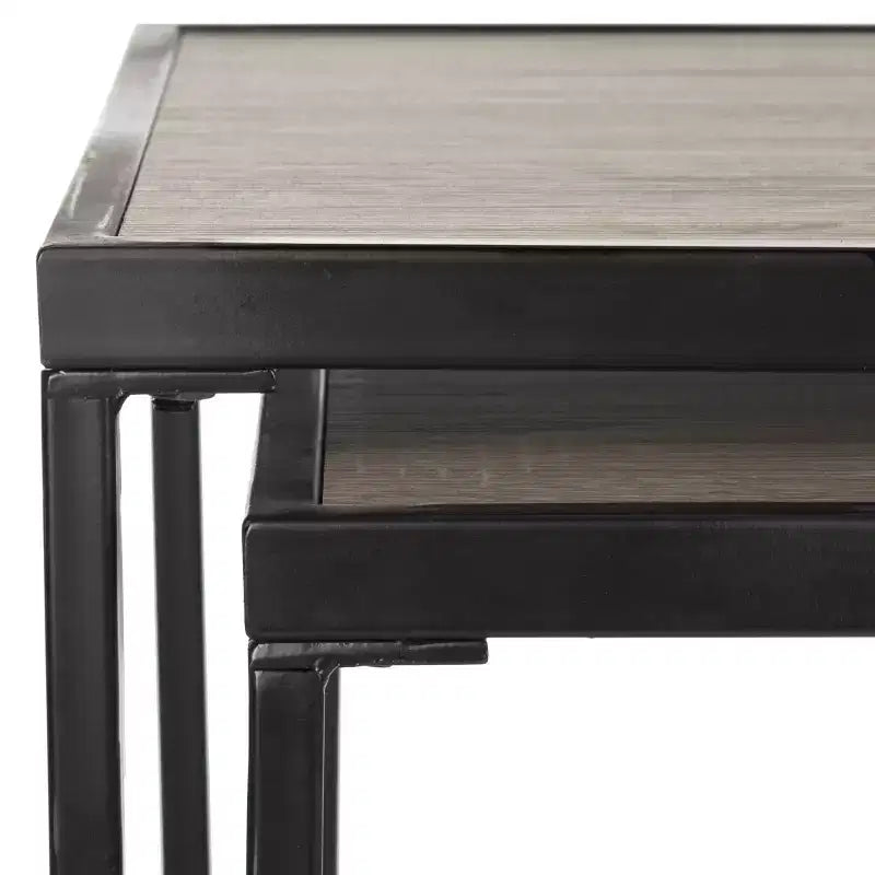 Console Garin (lot de 2) - FOX4267A - Marron - Safavieh Couture