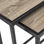 Console Garin (lot de 2) - FOX4267A - Marron - Safavieh Couture