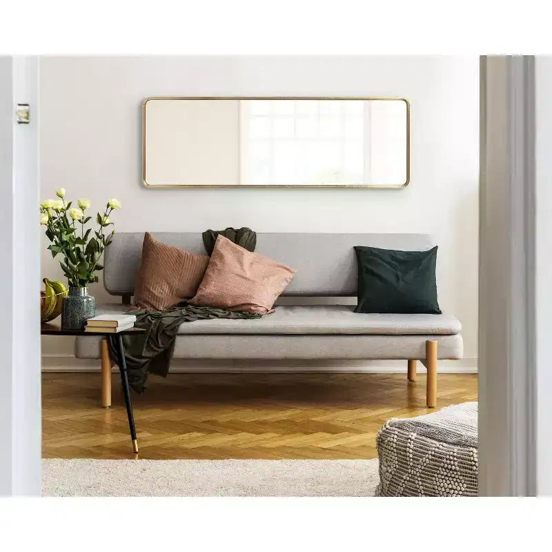 Miroir mural rectangulaire Kate and Laurel Caskill Radius encadré