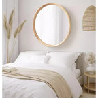 Miroir mural rond Hatherleigh par Kate and Laurel