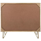 Commode 3 tiroirs Marigold - CHS9001 - Naturel/Laiton - Safavieh