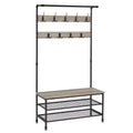 Vasagle 3-in-1 Entryway Coat Rack and Storage Bench