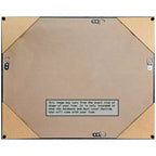 Miroir mural biseauté encadré en bois Amanti Art Rubino Cherry Scoop