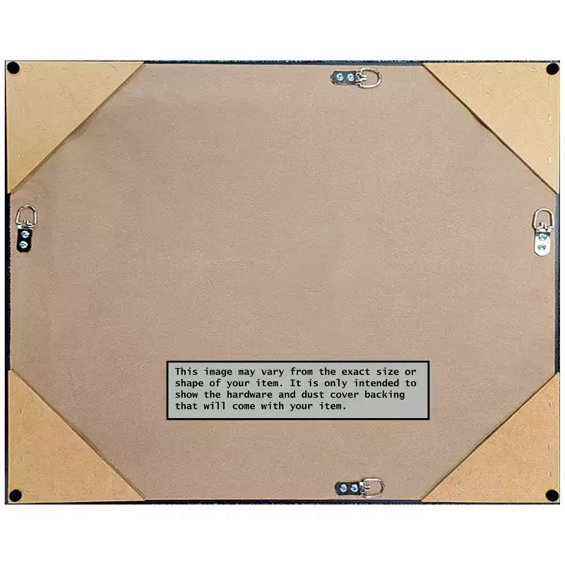Miroir mural biseauté encadré en bois Amanti Art Rubino Cherry Scoop