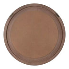 Miroir rond en bois Kate et Laurel Cannondale, diamètre 28, naturel
