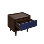 Ensemble Table d'appoint et Table Basse Nervurées Duane - Manhattan Comfort